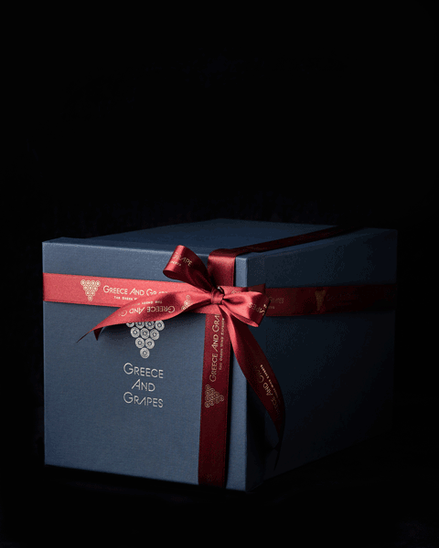 Χάρτινο Μπλε κουτί κύβος 4 θέσεων